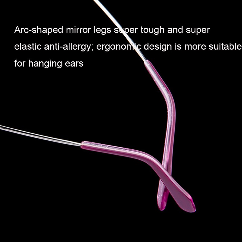 Mắt Kính Không Gọng Bằng Titan Linh Hoạt Siêu Nhẹ