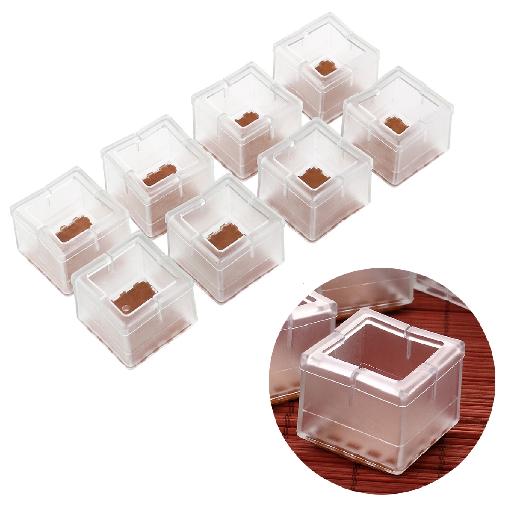 Set 8 Miếng Lót Chân Bàn Ghế Bằng Silicon