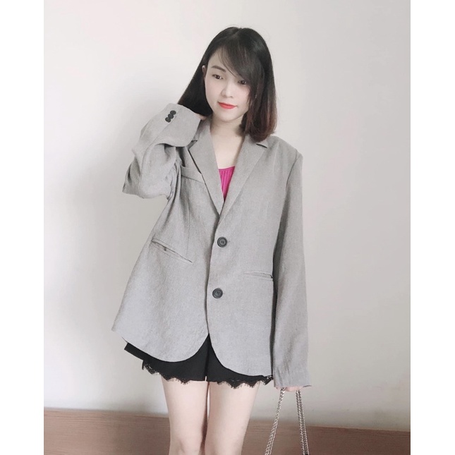 áo khoác xám dài( chỉ bán trên live) | BigBuy360 - bigbuy360.vn