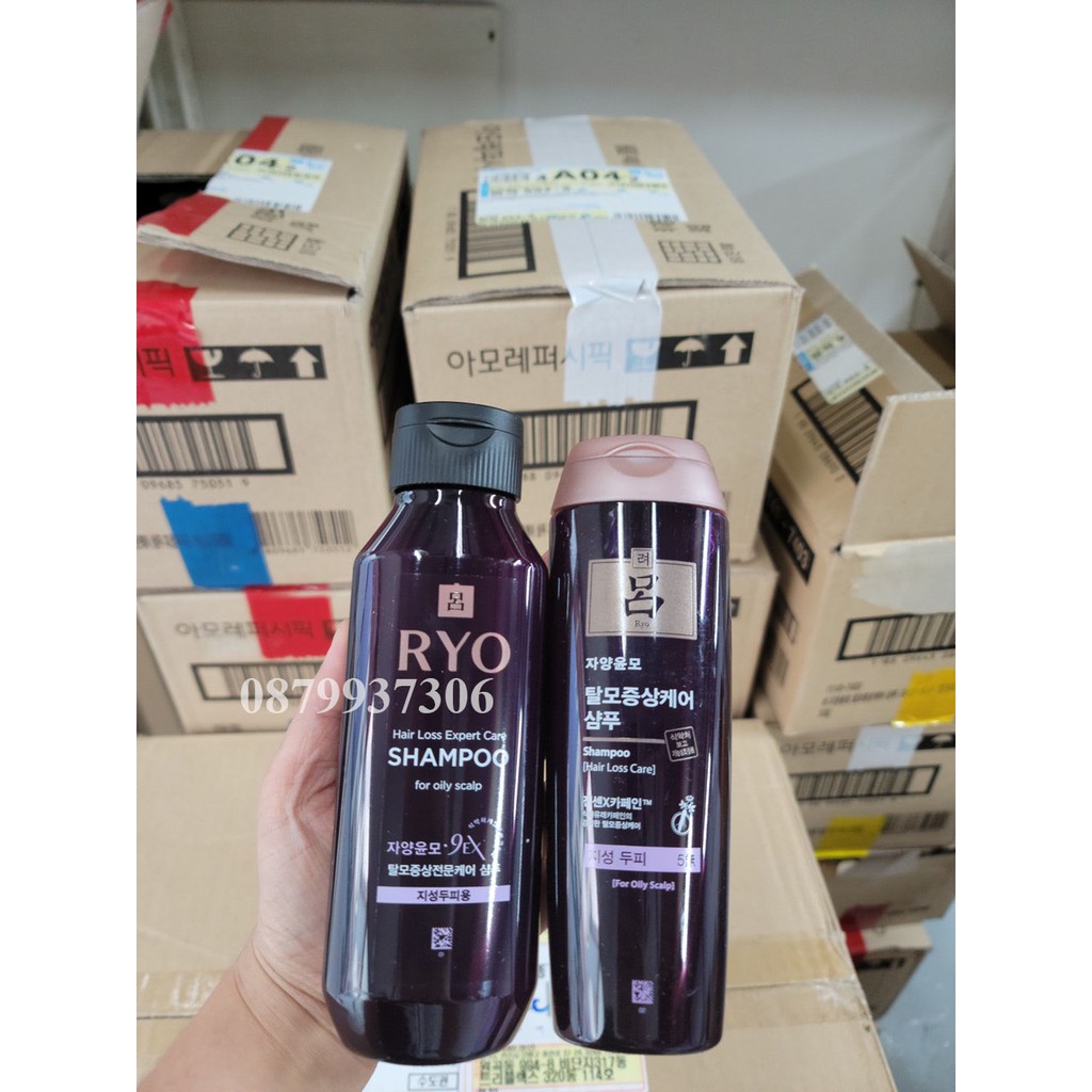 Dầu gội nhân sâm Ryo 180ml | Dầu gội ngăn rụng tóc đông y cao cấp Hàn Quốc