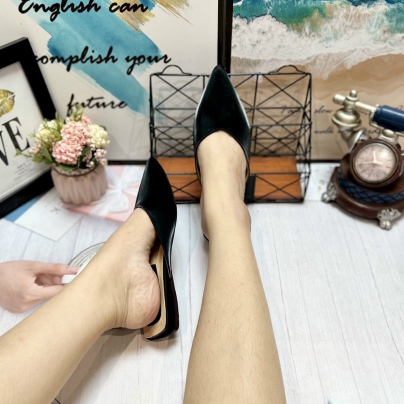 DÉP SỤC MŨI NHỌN DA LỤA MỀM MỊN HÀNG NHẬP KHẨU 933