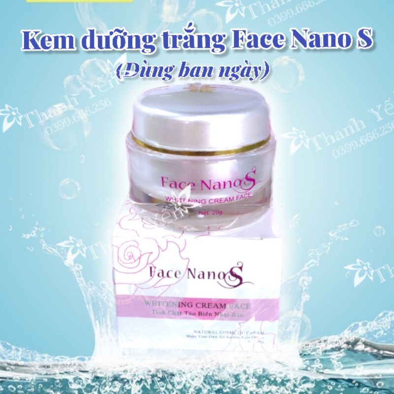 [FREESHIP + QUÀ TẶNG 🎁] Kem Face Nano S - Sắc Hồng dưỡng trắng da ban ngày 20g - tổng hợp Collagen