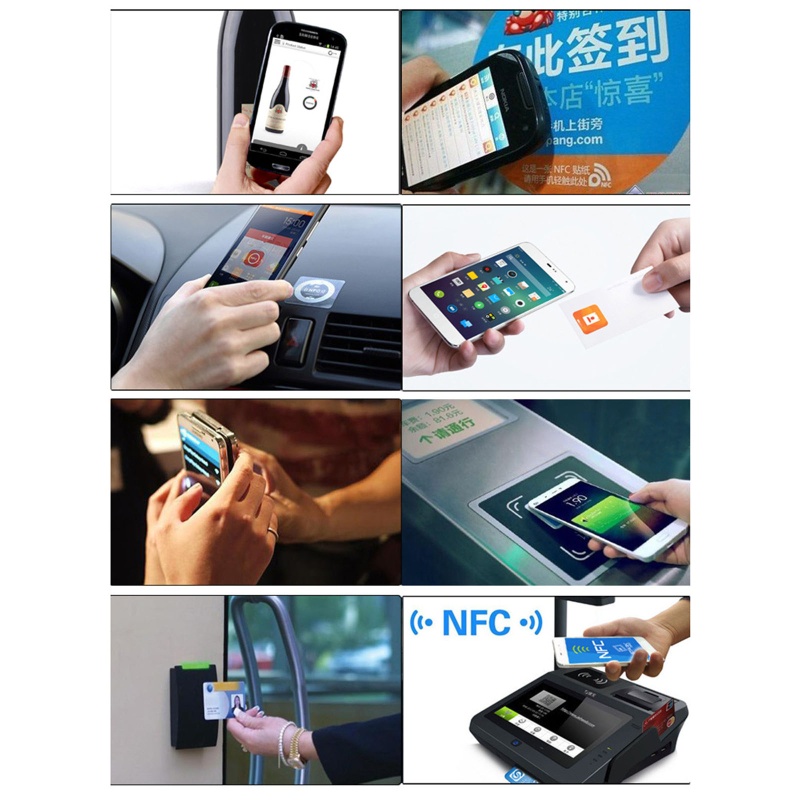 Bộ 100 Thẻ NFC Tag Tag NFC Kèm Công Tắc NTAG215