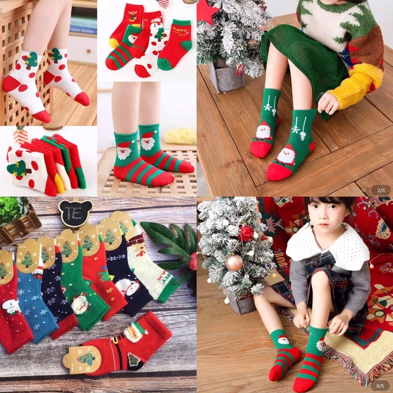 tất noel cho bé 10d