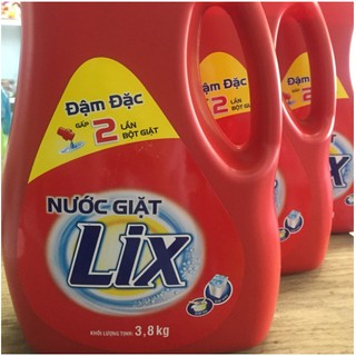 Combo 2 nước giặt Lix Đậm Đặc 3.8kg