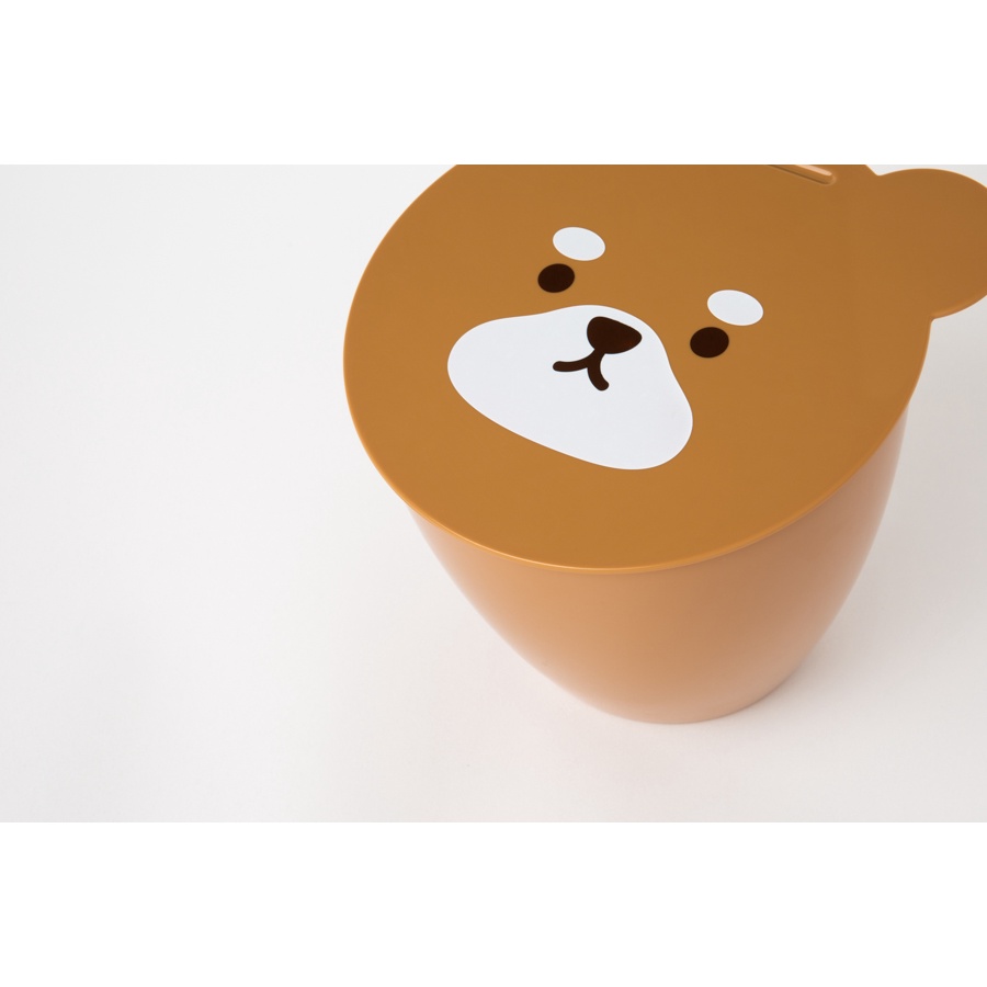 Thùng Rác Mini ARTBOX Hàn Quốc Hình Chú Cún Shiba Đáng Yêu Màu Nâu