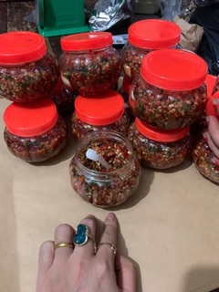 CHẲM CHÉO DÂN TỘC THÁI (khô và ướt)