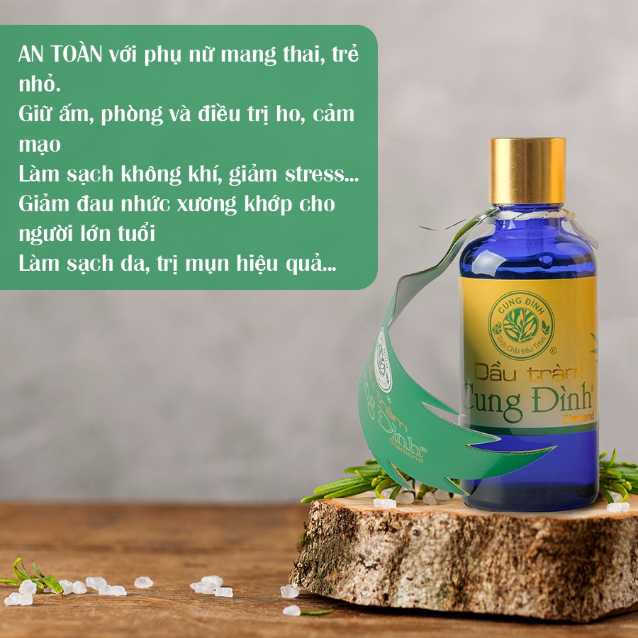 [CAO CẤP] TRÀM TRÀ AUSTRALIA DẦU TRÀM CUNG ĐÌNH DIAMOND 50ML