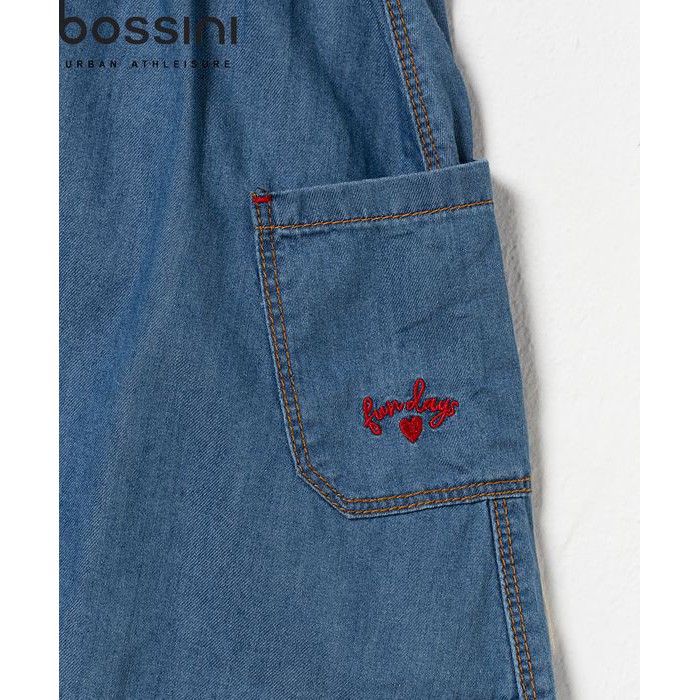 Chân váy bé gái denim bé gái Bossini 644401010