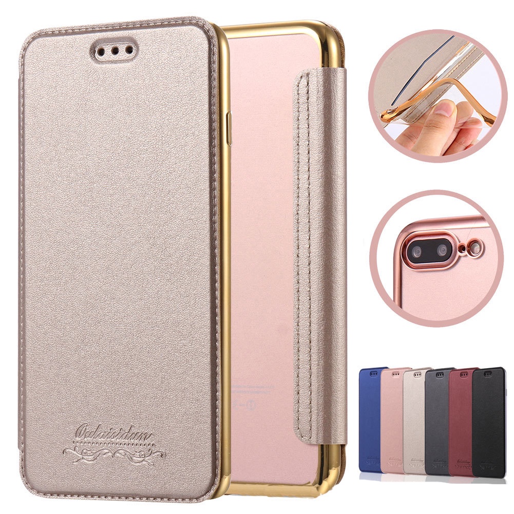 Ốp Dạng Lật Bằng Da PU Dành Cho iPhone 14 13 12 11 Pro Max 7 8 Plus XR XS Max