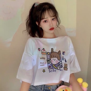 (ORDER) ÁO CROPTOP HÌNH CÔ GÁI NHỎ CỰC XINH
