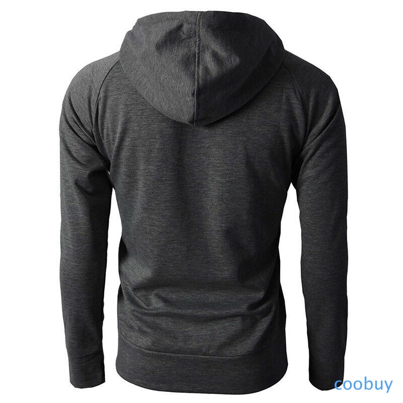 Áo Khoác Hoodie Thể Thao Màu Trơn Cho Nam | BigBuy360 - bigbuy360.vn