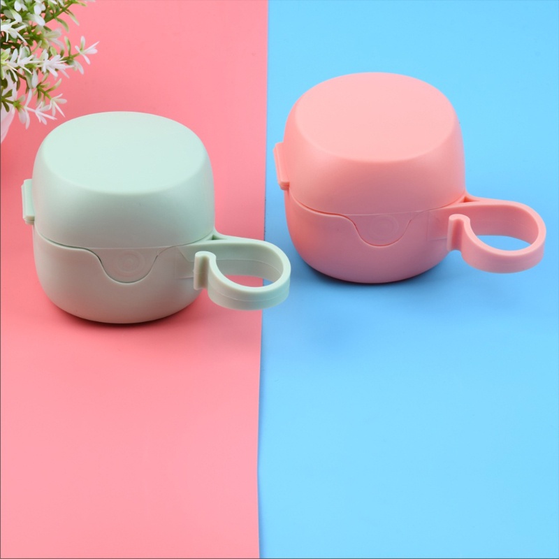 Hộp nhựa đựng núm vú giả chống bụi mang đi du lịch tiện lợi