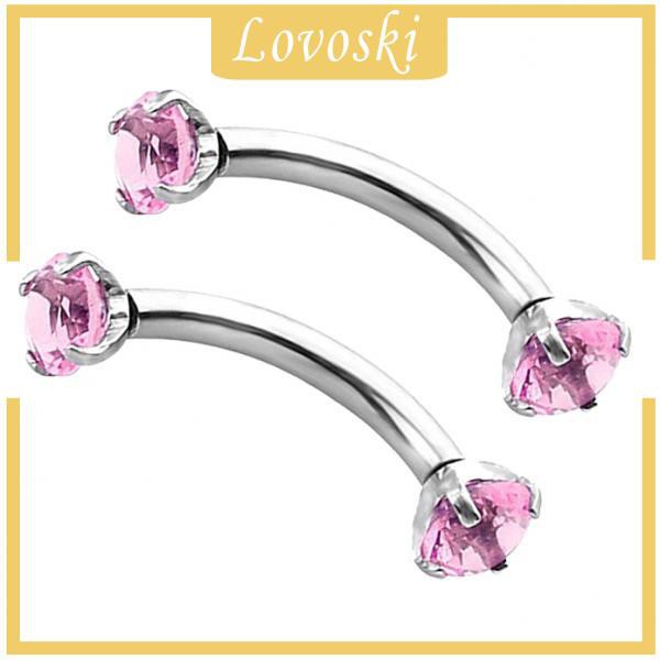 Khuyên Xỏ Cơ Thể Đính Đá Zircon 16G Thời Trang