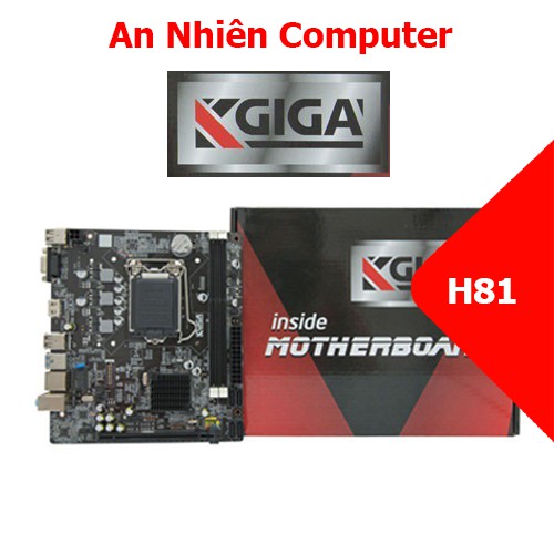 Bh 24 tháng Mainboard K.GiGa H81