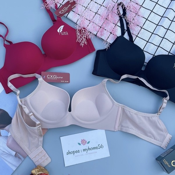 Áo ngực thái lan ko gọng mút kép siêu nâng ngực 651 mút kép nâng ngực 3cm