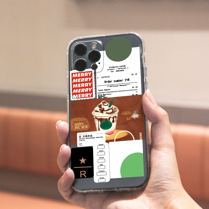 Ốp lưng iphone Ốp lưng iphoneỐp Điện Thoại Trong Suốt Chống Sốc Hình Cây Kem Cho iPhone 12 11 pro max 13Pro Xs Xr 8 7 6s 6Plus Se 2020