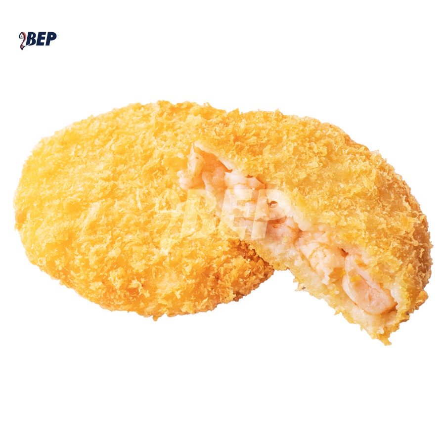 Sỉ nhân Burger Tôm đông lạnh iBep 600gr