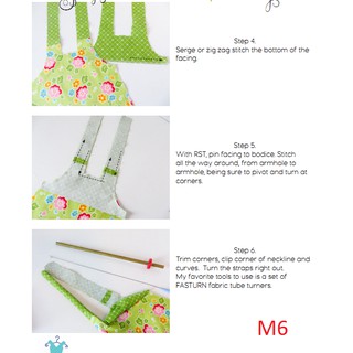Rập giấy quần áo búp bê M6
