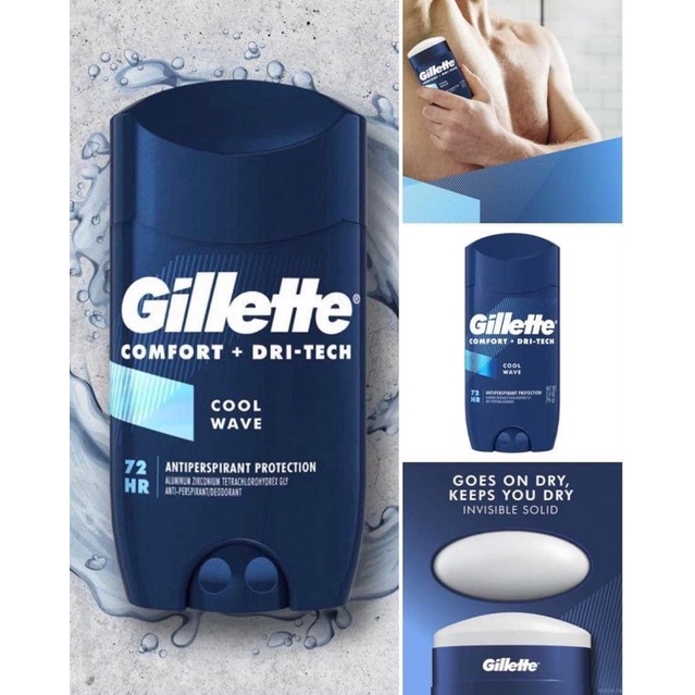 Sắp khử mùi Gillette chống mồ hôi, bảo vệ 72 giờ(96gram)