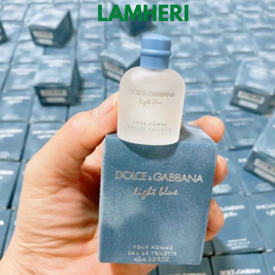 Nước hoa d&g light blue eau intesne pour homme size mini 4.5ml