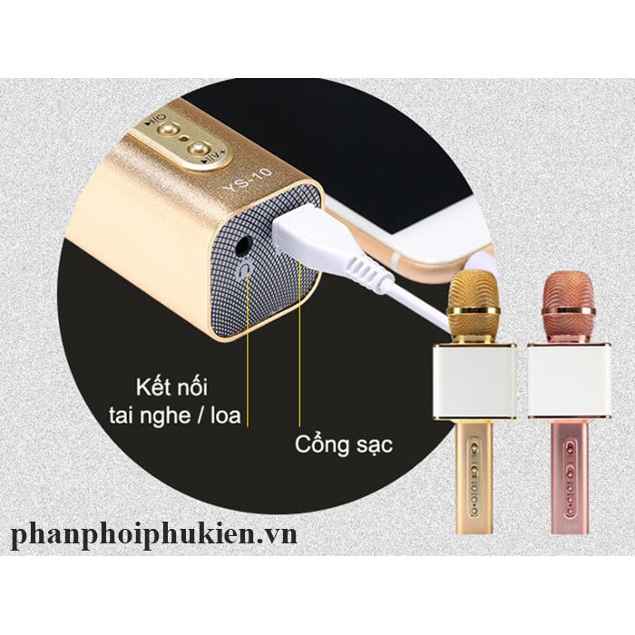 Micro Karaoke loa bluetooth YS10 3in1