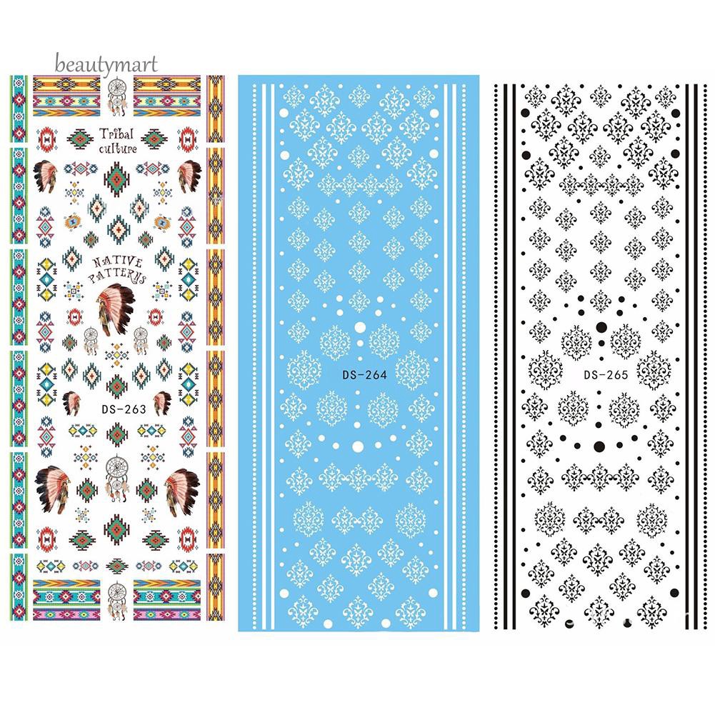 [Hàng mới về] Hình dán trang trí móng tay nghệ thuật nhiều kiểu đẹp mắt