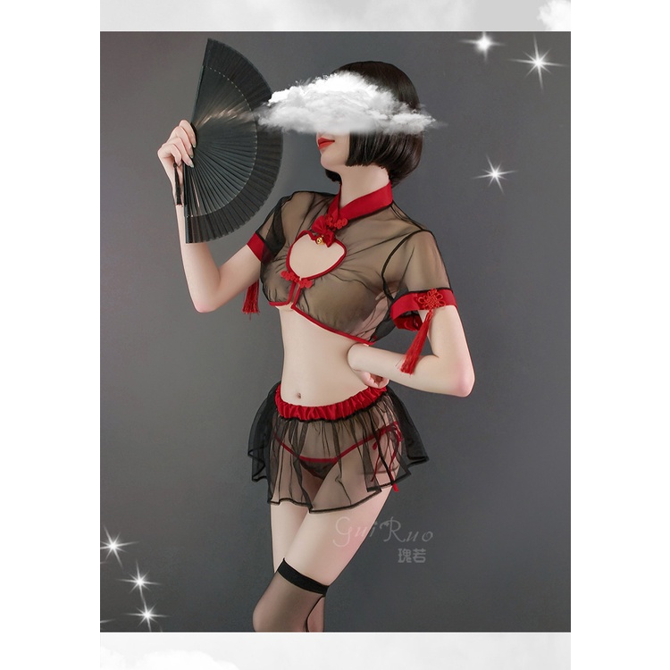 Váy ngủ cosplay 2 mảnh tàng hình cao cấp 825