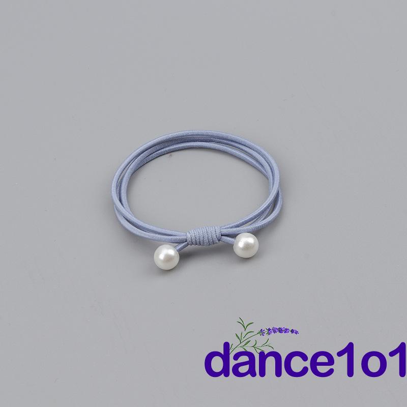 Dây buộc tóc bằng nylon co giãn siêu mềm mại màu trơn sành điệu dành cho nữ