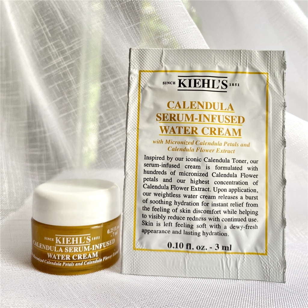 Kiehl's Kem Dưỡng Hoa Cúc Calendula Serum - Infused Water Cream 7ml - 15ml