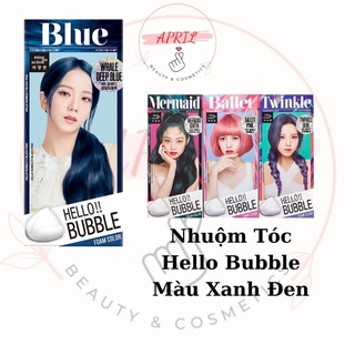 Thuốc Nhuộm Tóc Hello Bubble Foam Mise En Scene x BlackPink - Xanh Đen