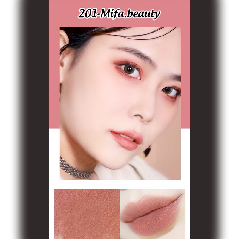 Son Kem Lì Wodwod Nơ Hồng Thiết Kế Vuông Xinh Xắn Nội Địa Trung