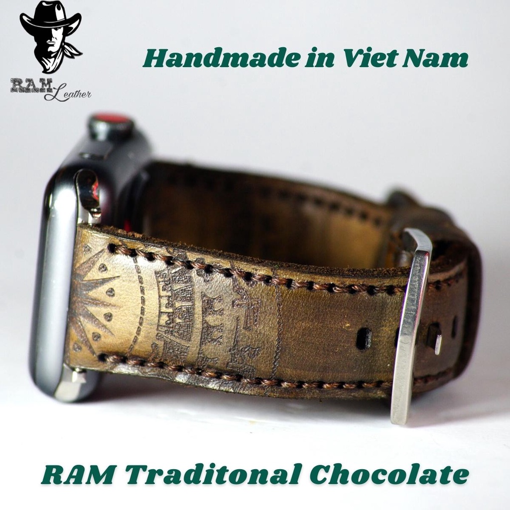 Bộ Sưu Tập Dây Đồng Hồ Da Thật RAM Leather Trống Đồng Việt Nam Da Bò Italia Vegtan  Bền Đẹp