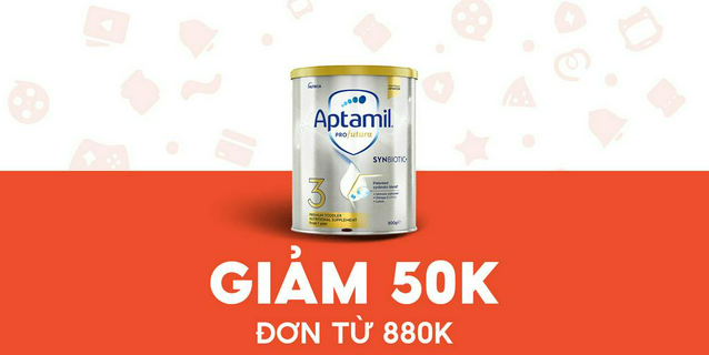 [Scan & Pay] - VY STORE - Giảm 50K Sữa Aptamil Profutara số 3 900g