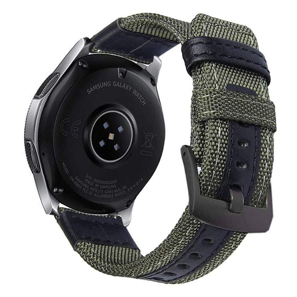 Dây Đeo Sợi Nylon Cho Đồng Hồ Thông Minh Samsung Galaxy Watch 4 44mm 40mm 20mm 22mm 46mm 42mm