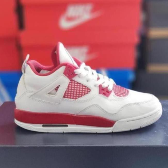 [Sale 3/3][Chính Hãng] Giày Jordan 4s white nhiều size, real 2hand -Ta1 ^ " ' .