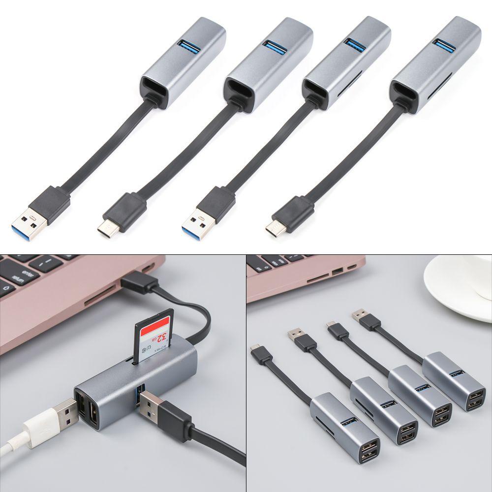 Bộ Chia OTG USB 3.0 Bằng Hợp Kim Nhôm Tốc Độ Cao