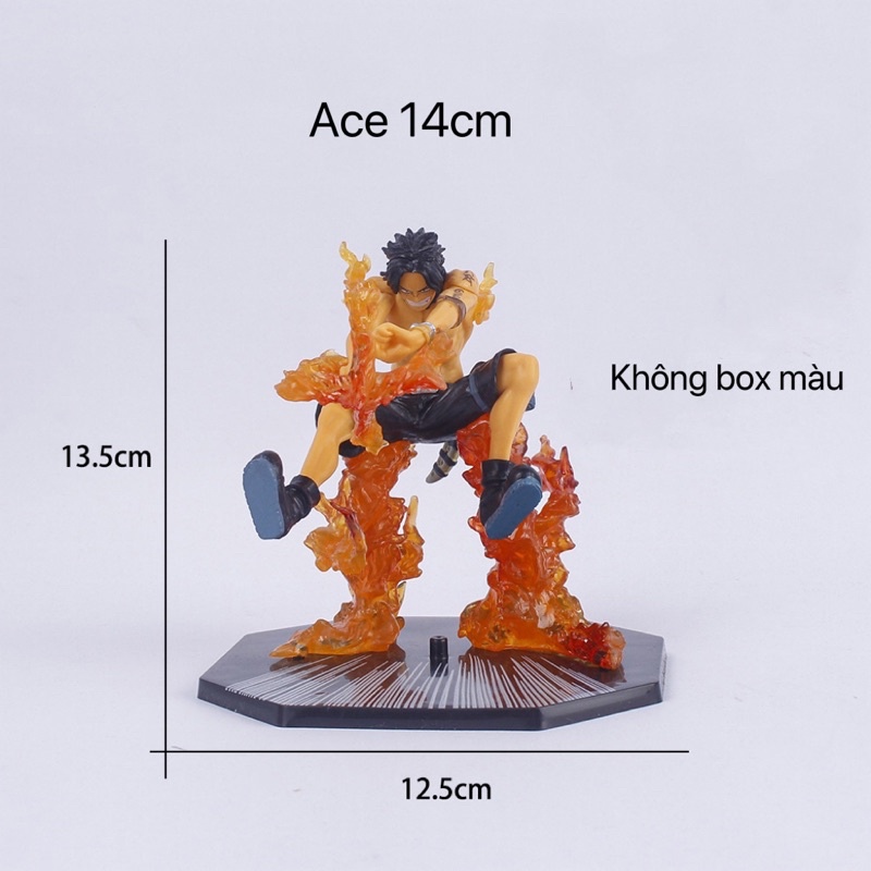 Mô hình One Piece Tổng Hợp Các Nhân vật Luffy, Zoro, Sanji, Ace cực chất tùy chọn mẫu