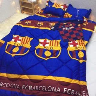 Bộ drap & chăn phao clb bóng đá barcenola