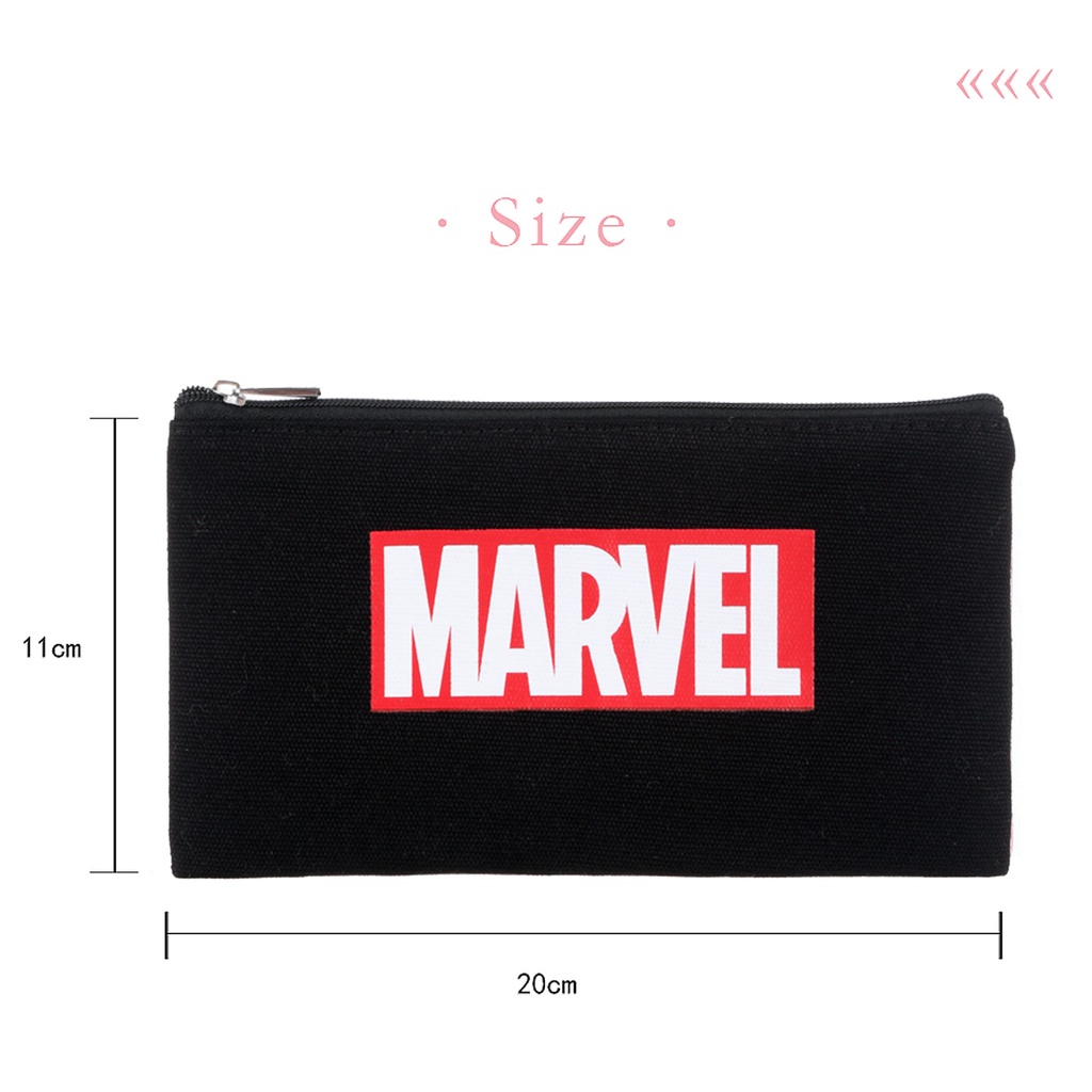 [Mã LIFECPMALL giảm 12% đơn 250K] Túi đựng bút Miniso in chữ Marvel (Giao màu ngẫu nhiên) - Hàng chính hãng