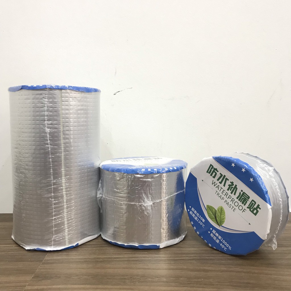 Cuộn 5 mét băng keo dán rộng 5cm/10cmGIADUNGTONGKHO1Miếng dán siêu dính, Miếng dán chống thấm nước, Keo chống dột