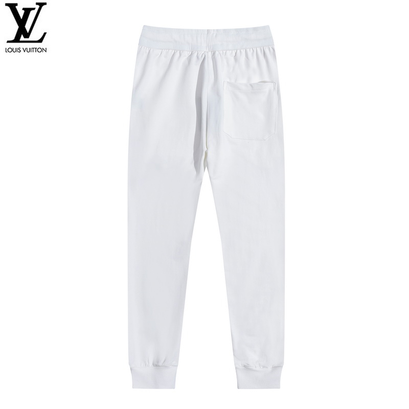 LV Quần Dài Chất Liệu Vải Cotton Có Thêu Hoạ Tiết Đơn Giản | BigBuy360 - bigbuy360.vn