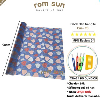 Khổ 90cm | Decal dán kính ☀️ĐÀI LOAN☀️ Giấy dán cửa kính chống nắng phòng khách/phòng ngủ/văn phòng/vệ sinh hoa xan
