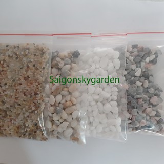 Sỏi Nhiều Màu Làm Mô Hình, Trang Trí Hồ Cá, C