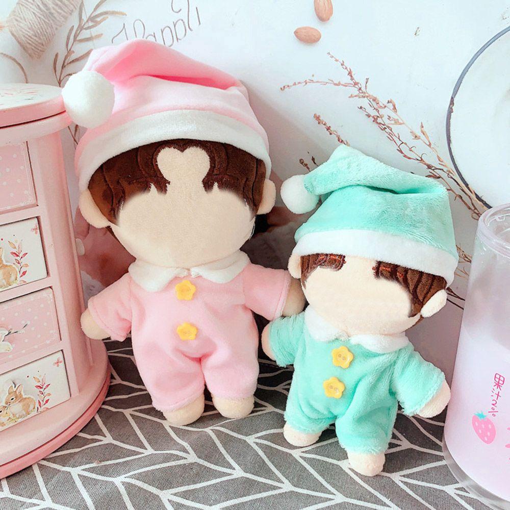 Bộ Đồ Ngủ Liền Thân 20cm Kèm Nón Dành Cho Búp Bê