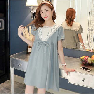 Đầm Bầu - Dáng Xòe Cổ Thủy Thủ