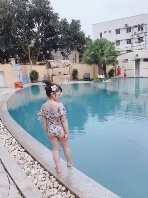 SIZE ĐẠI 18-28KG: Bikini HOA HỒNG điệu đà cho bé gái , áo tắm bé gái, bikini bé gái- BKNHH