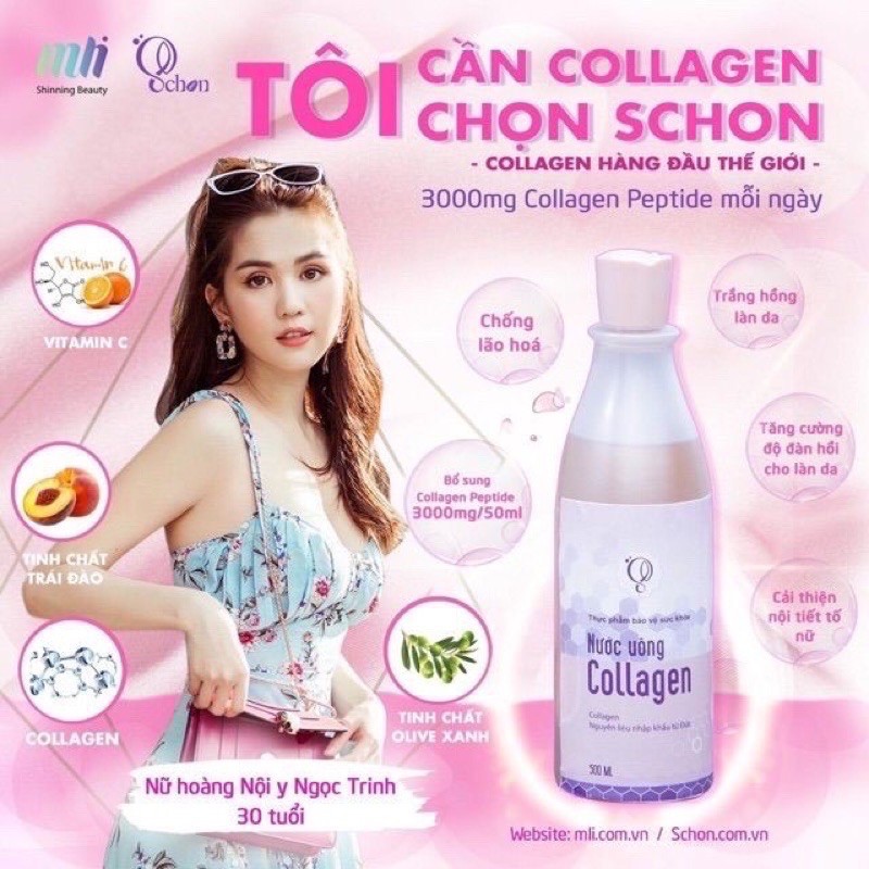 HÀNG HOT- Nước uống Collagen Schon Ngọc Trinh (Chính hãng 100%) Nguyên liệu nhập khẩu Đức