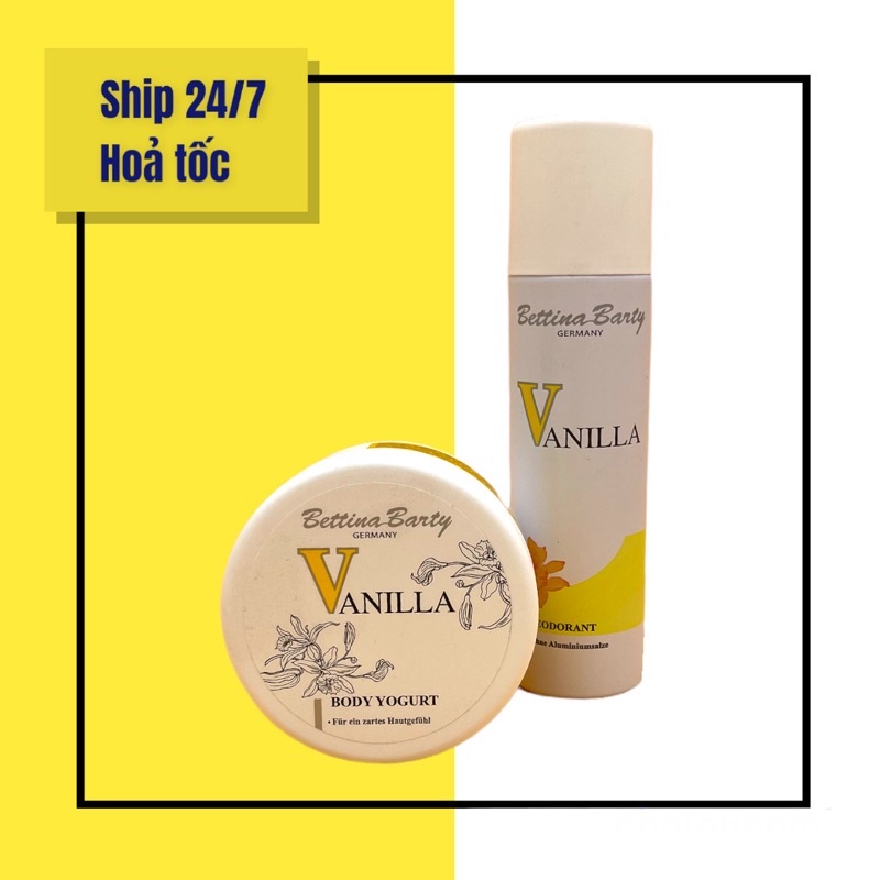 Kem Dưỡng thể Bettina Vanilla Yogurt Đức