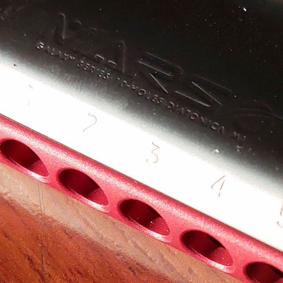 Kèn Harmonica Diatonic 10 Lỗ Cao Cấp KongSheng Mars MB-1 Đỏ Lỗ Thổi Tròn Comb CNC Key G Có Clip Thực Tế